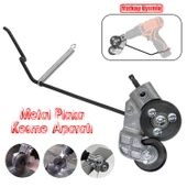 Metal Plaka Sac Kesme Kesim Aparatı Matkap Uyumlu - 1