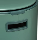 5five Simply Smart Delta Metal Pedallı 30 LT Çöp Kutusu Yeşil - 4