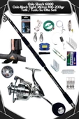 Oslo Black Fight 360cm 100-200gr Oslo Shark 6000 Tatlı/Tuzlu Olta Seti thumbnail 1