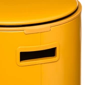 5five Simply Smart Delta Metal Pedallı 30 LT Çöp Kutusu Sarı - 4