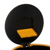 5five Simply Smart Delta Metal Pedallı 30 LT Çöp Kutusu Sarı - 3