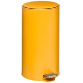 5five Simply Smart Delta Metal Pedallı 30 LT Çöp Kutusu Sarı - 1
