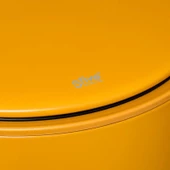 5five Simply Smart Delta Metal Pedallı 30 LT Çöp Kutusu Sarı - 6