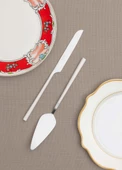 The Mia Bianco Pasta Servis Takımı Gümüş 2 Parça CKB0249 - 2