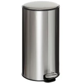 5five Simply Smart Delta Metal Pedallı 30 LT Çöp Kutusu Çelik - 1