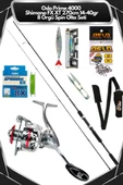 Oslo Prime 4000 Shimano FX XT 270cm 14-40gr 8 Örgü Spin Olta Seti - 1