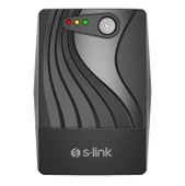 S-link MIGHT U80 800VA 12V9Ah-1 480W Siyah Line-Interactive Kesintisiz UPS Güç Kaynağı - 1
