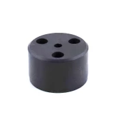 Kapsül 3.7 cm Siyah Mobilya Ayak Yükseltici Baza Ayağı Koltuk Kanepe Altı Puf Ayakları Çap: 6 cm thumbnail 2