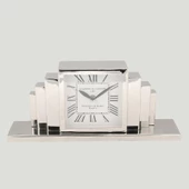 Evdema Vitale Sılver Metal Kare Saat 7*15*33 cm AK.IV0302 - 1