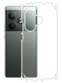 Realme Gt 6T ile Uyumlu MAT TPU Arka Kaplama 360 - 1