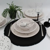 Point 16 Parça 4 Kişilik Yemek Takımı Siyah - 2