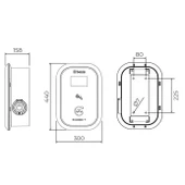 Bemis 22kW Trifaze Araç Şarj Cihazı Ekransız Pano Prizli Tak Çalıştır Model 1 Charger BEV-2516-4304 - 3