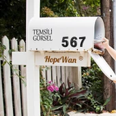 Yapışkanlı Kapı Numarası Küçük Boy 50 mm 5 cm Numara 8 Rakam Sekiz Sayı Siyah Renk Numaralar 1 Adet thumbnail 6