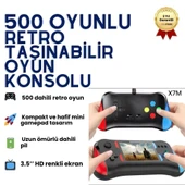 Sup X7m 500 Oyun Retro Sup Konsolu X7m 3,5 İnç Ekran Video Oyunları Hd/Av Çıkışı Taşınabilir Mini Gamepad thumbnail 1