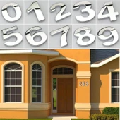 Kapı Numarası Yapışkanlı Küçük Boy 50 mm  5 cm Numara 1 Rakam Bir Sayısı Krom Renk Numaralar 1 Adet thumbnail 6