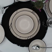 Anka 48 Parça 12 Kişilik Yemek Takımı-Desenli - 2