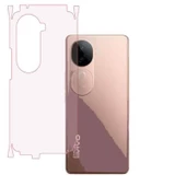 Vivo V40 Lite ile Uyumlu MAT TPU Arka Kaplama 360 - 1