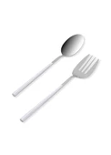The Mia Bianco Salata Servis Takımı Gümüş 2 Parça CKB0246 - 1