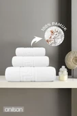 3'lü Greek Havlu Set-1 Adet El Havlusu 70x140, 1 Adet Banyo Havlusu 70x140 1 Adet Ayak Havlusu 50x70 - 1