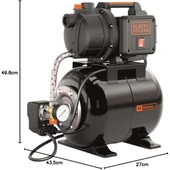 Black & Decker BXGP600PBE Hidrofor Pompa 600 W thumbnail 3