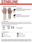Kauçuk Eldiven Hava Ve Sıvı Geçirmeyen Yağlı Ortam Eldiveni Starline H2-45 No 11 - 4