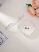 ASM1293 Kadın Beyaz Elastik Halkalı Bacak Aksesuarı - 7