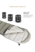 Naturehike M180s Pongee Pamuklu Uyku Tulumu -8°c Yeşil - 5