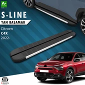 S-Dizayn Citroen C4 X S-Line Aluminyum Yan Basamak 183 Cm 2022 Üzeri A+ Kalite thumbnail 1