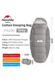 Naturehike Ps200 Oval Ultralight Uyku Tulumu -4°c ( Cloudy Grey ) - 2