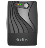 S-link MIGHT U60 600VA 12V7Ah-1 360W Siyah Line-Interactive Kesintisiz UPS Güç Kaynağı - 2