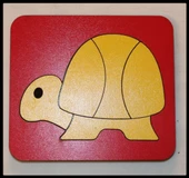 Ahşap Montessori Üçlü Puzzle - 4
