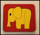 Ahşap Montessori Üçlü Puzzle - 5