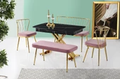 Milano Açılır Mdf X Ayak Masa Güneş Bench Takım - 2