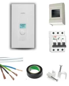 Veito Blue S 380V Elektrikli Şofben Merkezi Sistem 21 kW dijital Kablo Uzunluk Seceneklı Tamtakım Set - 1