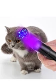 idrar gösteren uv ışıklı büyük boy el feneri ultraviyole kedi köpek mantar - 2