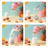 Taşınabilir Pipetli Bardak Blender - 5