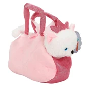 Peluş Kedi Köpek Taşıma Çantalı 20 cm - 1