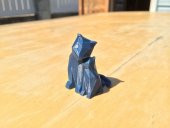 Düşük Poli Sarılan Kediler Masaüstü Dekoratif Süs Eşyası Aksesuar thumbnail 1