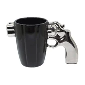 Metalik Silah Tasarımlı Kupa Bardak - 1