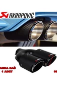 AKRAPOVİC 76 SAĞ İÇİ KROM EGZOZ UCU ÇİFTLİ - 1