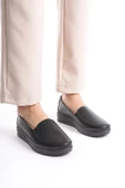 Kadın Düz Loafer Rahat Taban Tam Kalıp Yuvarlak Burun Comfort Ayakkabı thumbnail 3