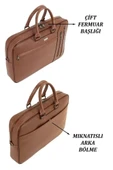 Case Club 2208-5 Büyük Boy 17.3 inç Laptop Evrak Çantası Omuz Askılı - 11
