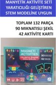 ZETCONCEPT MANYETİK RENKLER VE ŞEKİLLER YARATICI AKTİVİTE SETİ (STEM MODELİNE UYGUN) 132 PARÇA - 2