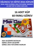 ZETCONCEPT Görsel Eğitici Dikkat Zeka Ve Akıl Küpleri (KOHS, Wisc-R vb. Görsel Zeka Testlerine Yardımcı) - 1