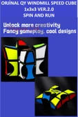 ZETCONCEPT QY ORIGINAL 1X3X3 STRES ÇARKI VE PROFESYONEL MAGIC SPEED CUBE ( S TILE)-PROFESYONEL ZEKA SABIR KÜPÜ - 5