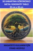 ZETCONCEPT 3D Efektli 20X20 Metal Tablo - 5