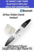 ZETCONCEPT QY Bluetoothlu Akıllı Zeka Küpü Zamanlayıcı - Qy Smart Speed Cube Timer - Sabır Küpü Kronometresi - 1