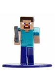 ZETCONCEPT Steve-Iron Sword Nano Metalfics  Metal Döküm  Mini Figür - 1