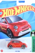 HOT WHEELS HW GREEN SPEED FİAT 500 E KIRMIZI METAL OYUNCAK ARABA - 1