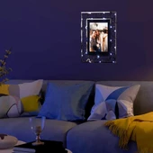 Veraart Kişiye Özel Işıklı Fotoğraf Çerçevesi Sevgililer Günü Hediyesi - 9